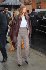 LARSEN THOMPSON Arrives at Coach Fashion Show in New York 02/11/2020