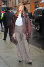 LARSEN THOMPSON Arrives at Coach Fashion Show in New York 02/11/2020