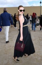 LARSEN THOMPSON Arrives at Dior Fashion Show in Paris 02/25/2020