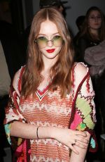 LARSEN THOMPSON at Anna Sui Show at New York Fashion Week 02/10/2020