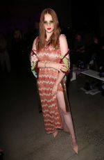 LARSEN THOMPSON at Anna Sui Show at New York Fashion Week 02/10/2020