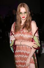 LARSEN THOMPSON at Anna Sui Show at New York Fashion Week 02/10/2020