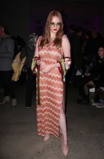 LARSEN THOMPSON at Anna Sui Show at New York Fashion Week 02/10/2020