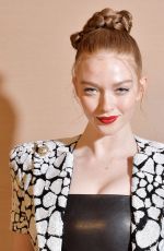 LARSEN THOMPSON at Balmain Show at Paris Fashion Week 02/28/2020