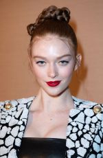LARSEN THOMPSON at Balmain Show at Paris Fashion Week 02/28/2020