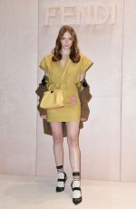 LARSEN THOMPSON at Fendi Fashion Show in Milan 2/20/2020