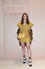 LARSEN THOMPSON at Fendi Fashion Show in Milan 2/20/2020