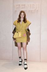 LARSEN THOMPSON at Fendi Fashion Show in Milan 2/20/2020
