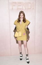 LARSEN THOMPSON at Fendi Fashion Show in Milan 2/20/2020