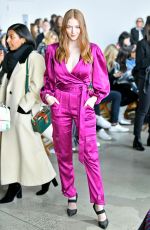 LARSEN THOMPSON at Jonathan Simkhai Fashion Show at NYFW in New York 02/10/2020
