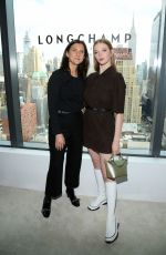 LARSEN THOMPSON at Longchamp Fashion Show in New York 02/08/2020