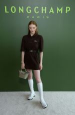 LARSEN THOMPSON at Longchamp Fashion Show in New York 02/08/2020