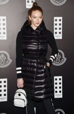 LARSEN THOMPSON at Moncler Fashion Show in Milan 02/19/2020