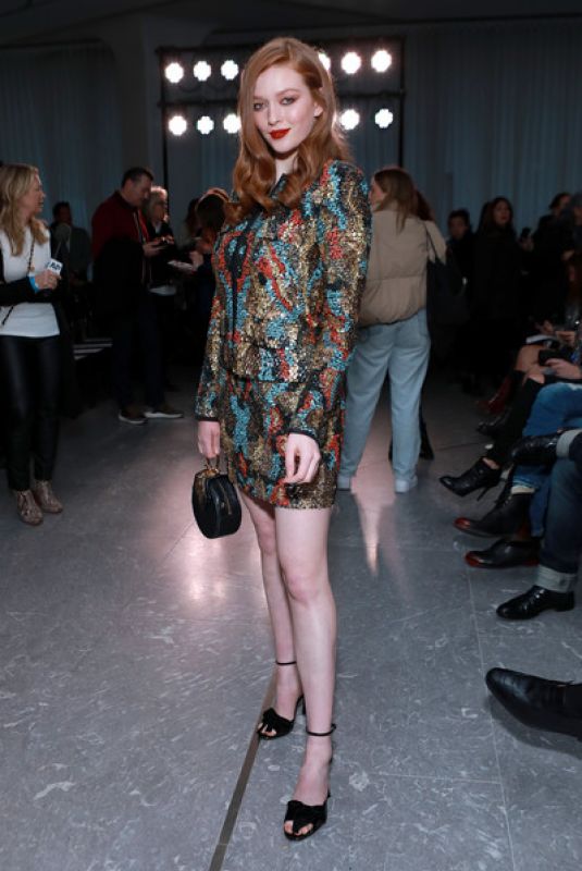 LARSEN THOMPSON at Naeem Khan Fashion Show at NYFW in New York 02/11/2020
