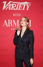 LARSEN THOMPSON at Variety x Armani Makeup Artistry Dinner in Los Angeles 02/04/2020