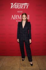 LARSEN THOMPSON at Variety x Armani Makeup Artistry Dinner in Los Angeles 02/04/2020