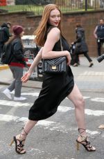 LARSEN THOMPSON Leaves Michael Kors Fashion Show in New York 02/12/2020