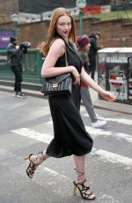 LARSEN THOMPSON Leaves Michael Kors Fashion Show in New York 02/12/2020