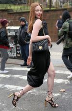LARSEN THOMPSON Leaves Michael Kors Fashion Show in New York 02/12/2020