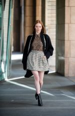 LARSEN THOMPSON Out and About in Milan 02/20/2020