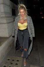 LAURA ANDERSON Night Out in Manchester 02/15/2020