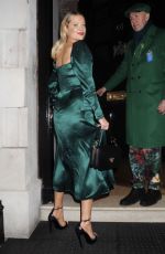 LAURA WHITMORE Arrives at Bafta Vogue x Tiffany Fashion and Film After-party in London 02/02/2020