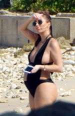 LAURYN and AMELIA GOODMAN in Bikinis at a Beach in Barbados 02/09/2020