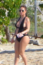 LAURYN and AMELIA GOODMAN in Bikinis at a Beach in Barbados 02/09/2020