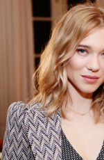 LEA SEYDOUX at Red Carpet Dreen Dress at Private Residence of Jonas Tahlin in Los Angeles 02/06/2020