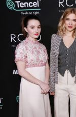 LEA SEYDOUX at Red Carpet Dreen Dress at Private Residence of Jonas Tahlin in Los Angeles 02/06/2020