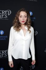 LEAH GIBSON at Sacred Lies: The Singing Bones Premiere in Los Angeles 02/19/2020