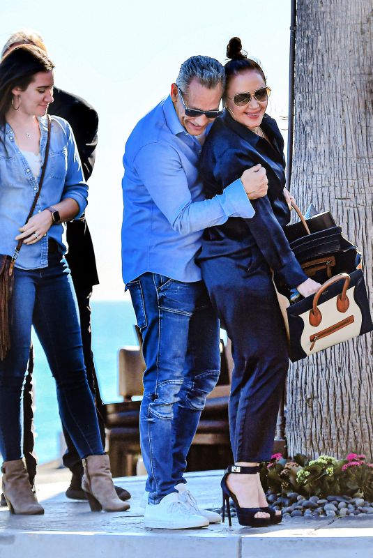 LEAH REMINI and Angelo Pagan at Maestros in Malibu 02/03/2020