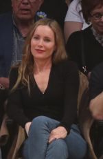 LESLIE MANN at a Basketball Game in Los Angeles 02/25/2020