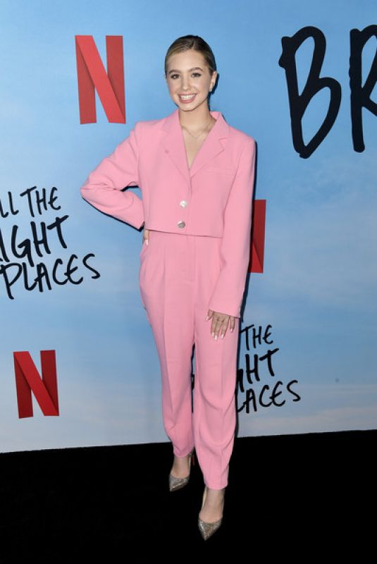 LILIA BUCKINGHAM at All the Bright Places Special Screening in Hollywood 02/24/2020