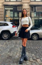 LILY CHEE on the Set of a Photoshoot in New York, January 2020