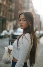 LILY CHEE on the Set of a Photoshoot in New York, January 2020