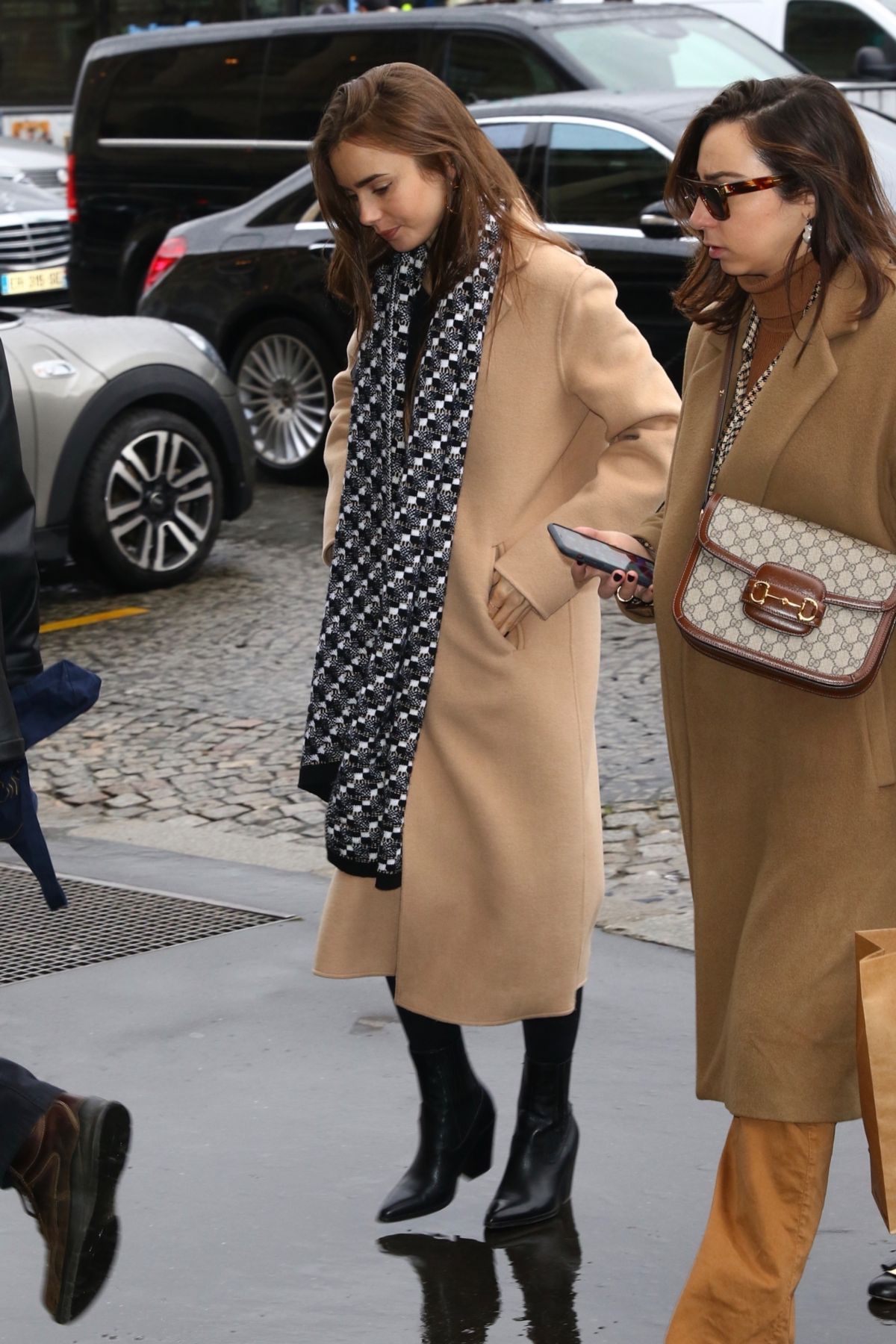 LILY COLLINS Out and About in Paris 02/25/2020 – HawtCelebs