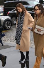LILY COLLINS Out and About in Paris 02/25/2020