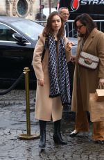 LILY COLLINS Out and About in Paris 02/25/2020