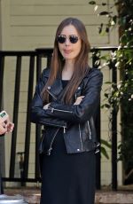 LILY COLLINS Out and About in West Hollywood 02/10/2020