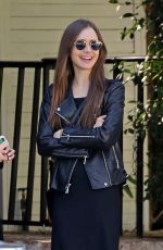 LILY COLLINS Out and About in West Hollywood 02/10/2020
