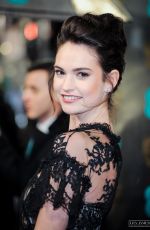 LILY JAMES at EE British Academy Film Awards 2020 in London 02/01/2020