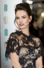 LILY JAMES at EE British Academy Film Awards 2020 in London 02/01/2020