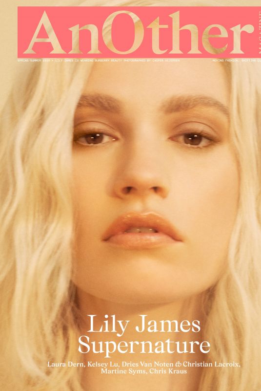 LILY JAMES for Another Magazine, Spring/Summer 2020