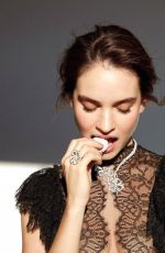 LILY JAMES in Madame Figaro Magazine, China February 2020