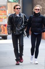LILY-ROSE DEPP Out and About in Teaneck 02/12/2020