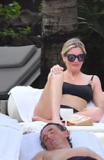 LISA FAULKNER in Bikini on Honeymoon in Mauritius 01/23/2020