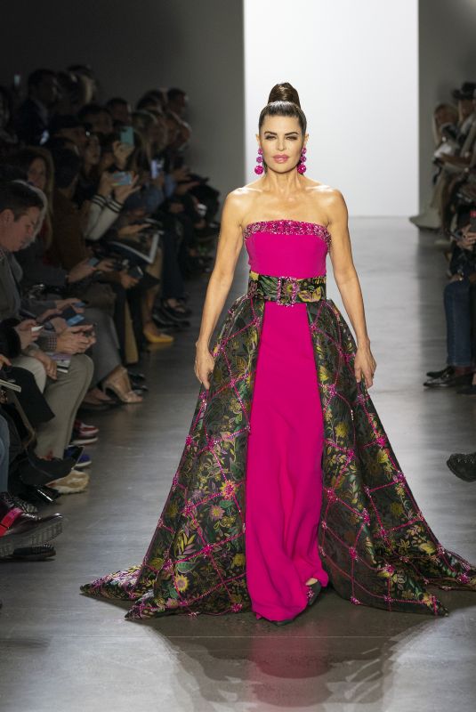 LISA RINNA at Dennis Basso Runway Show at New York Fashion Show 02/09/2020