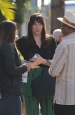 LIV TYLER on the Set of 911 Lone Star in Los ANgeles 02/05/2020