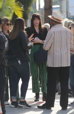 LIV TYLER on the Set of 911 Lone Star in Los ANgeles 02/05/2020